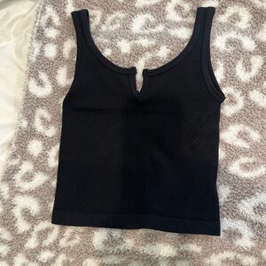 Elegant Black Sleeveless Tank Top